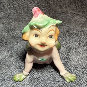 Vintage Ceramic Elf Figurine Made in Japan